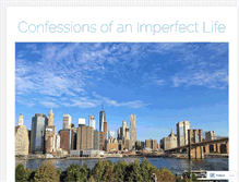 Tablet Screenshot of confessionsofanimperfectlife.com
